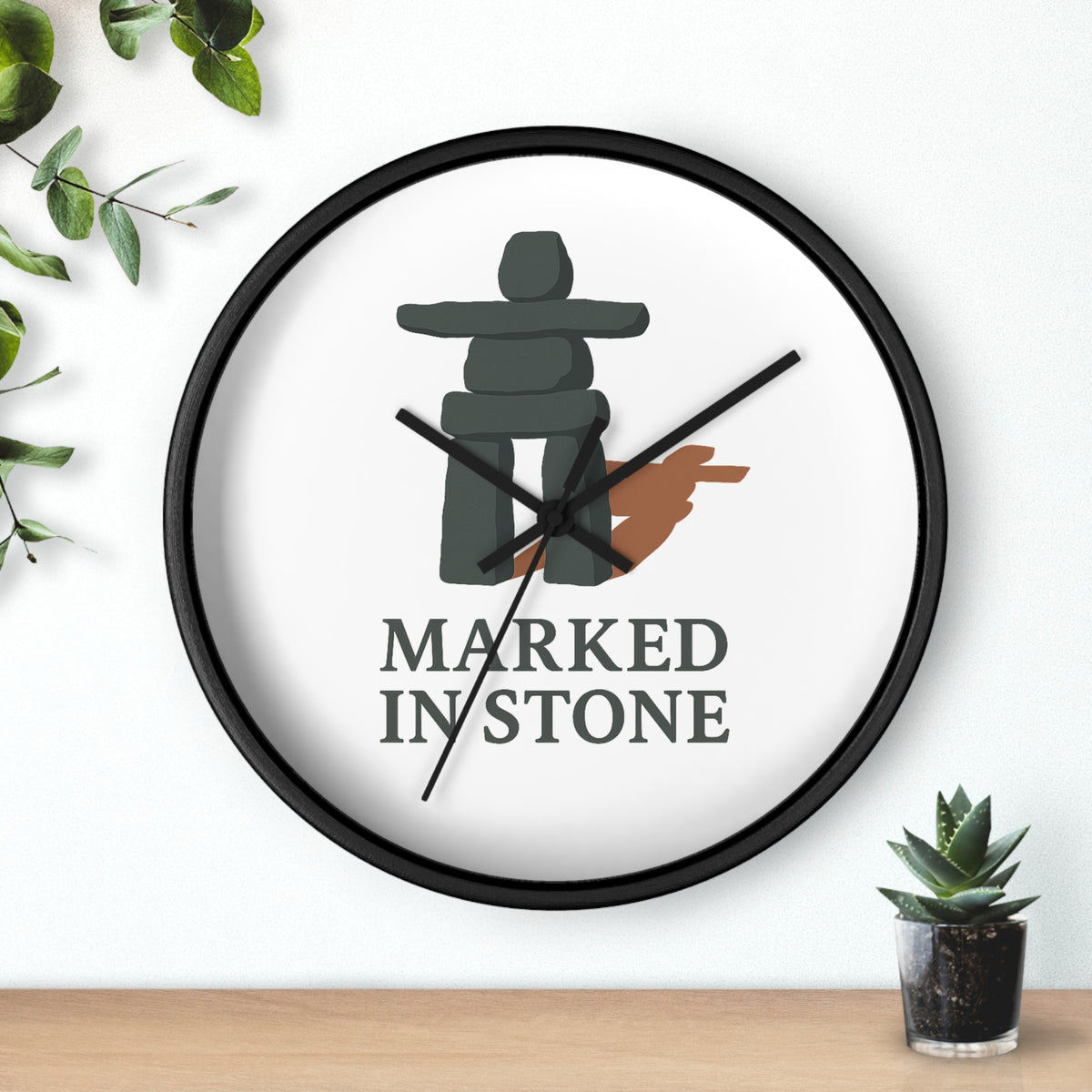 Inukshuk Wall Clock-8