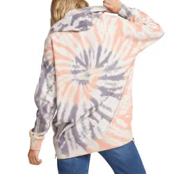 Volcom 'Zipn N Tripn' Hoodie - Tie-Dye Multi (Women’s)-2