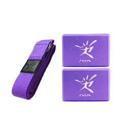 Ecology Yoga Start Kit – EVA Yoga Block & Cotton Stretch Strap Set-8