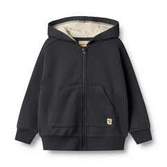 Sweatshirt Zip Francis | Navy | Wheat Kids-1