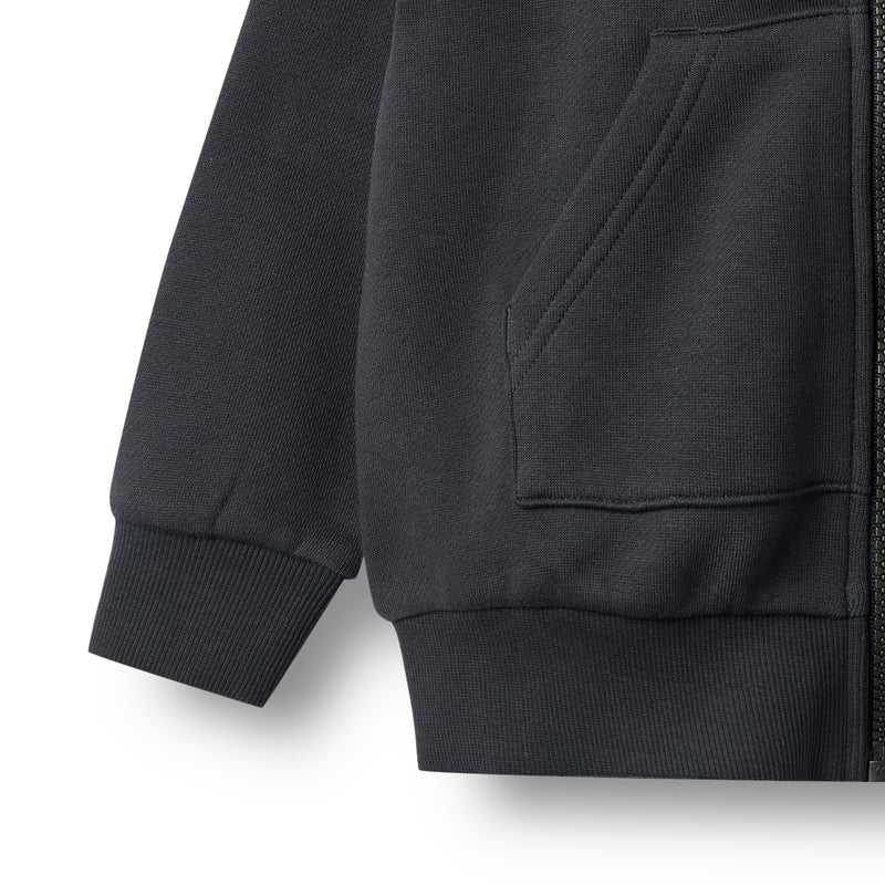 Sweatshirt Zip Francis | Navy | Wheat Kids-4