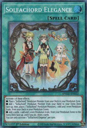 Solfachord Elegance (ANGU-EN022) - Ancient Guardians 1st Edition-1