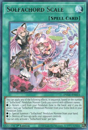 Solfachord Scale (ANGU-EN023) - Ancient Guardians 1st Edition-1
