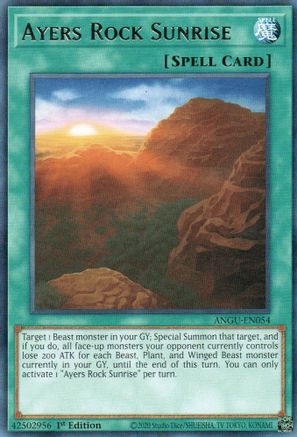 Ayers Rock Sunrise (ANGU-EN054) - Ancient Guardians 1st Edition
