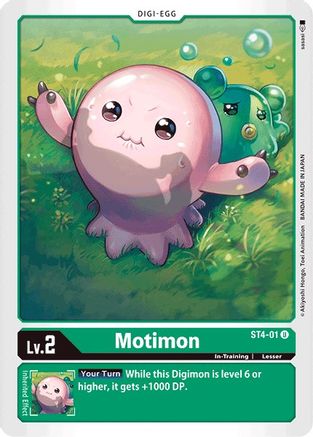 Motimon (ST4-01) - Starter Deck 04: Giga Green-1