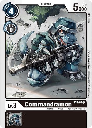 Commandramon (ST5-05) - Starter Deck 05: Machine Black-1
