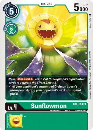 Sunflowmon (BT4-054) - Great Legend-1