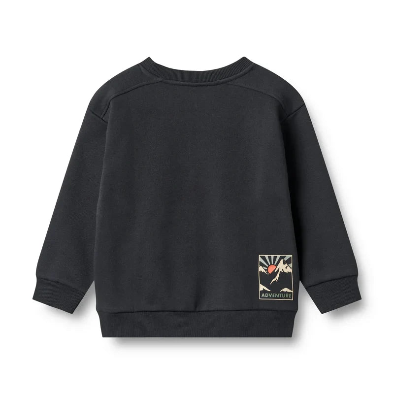 Sweatshirt Block Ellis | Navy | Wheat Kids-2