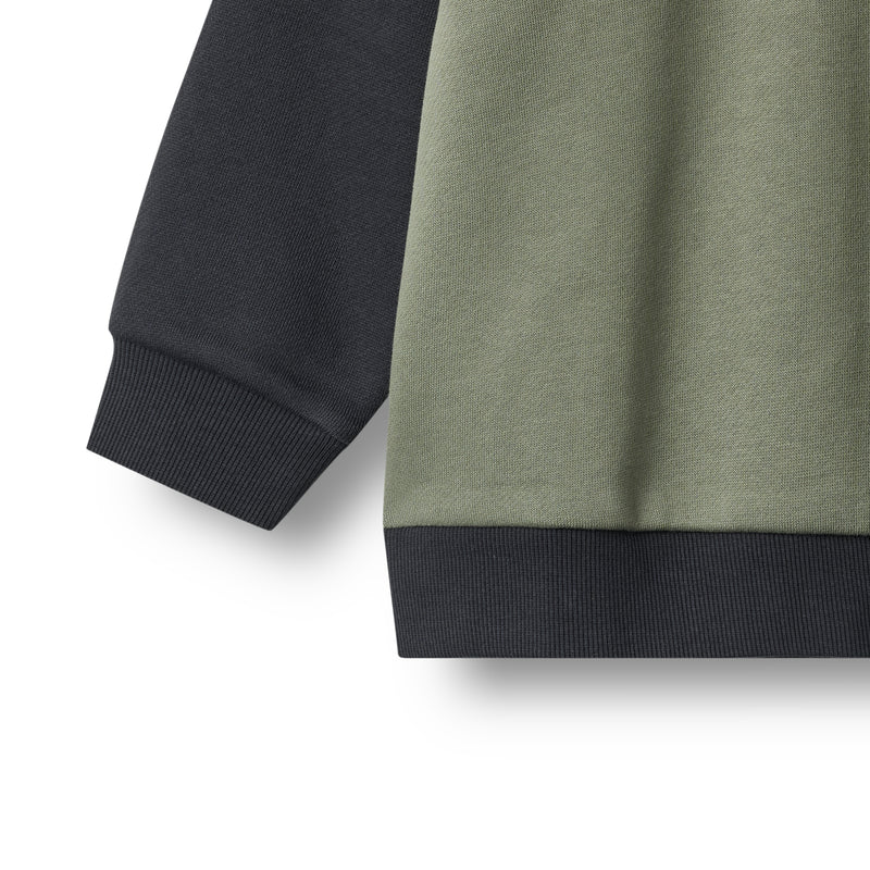 Sweatshirt Block Ellis | Navy | Wheat Kids-4