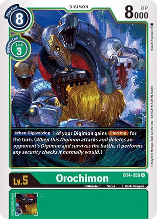 Orochimon (BT4-058) - Great Legend-1