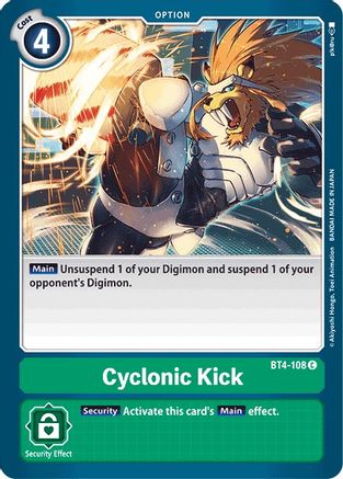 Cyclonic Kick (BT4-108) - Great Legend-1