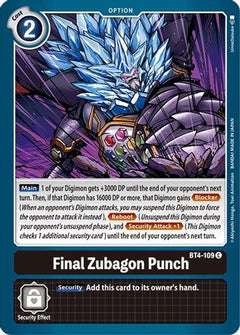 Final Zubagon Punch (BT4-109) - Great Legend-1