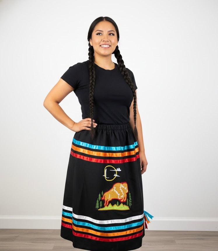 Plains Spirit Ribbon Skirt-2