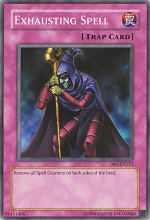 Exhausting Spell (DR1-EN153) - Dark Revelation Volume 1 Unlimited-1