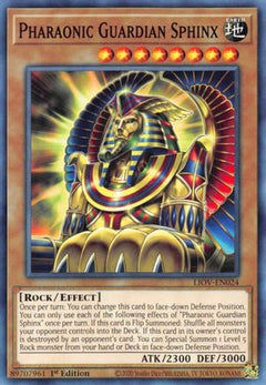 Pharaonic Guardian Sphinx (LIOV-EN024) - Lightning Overdrive 1st Edition-1