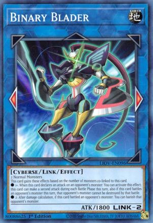 Binary Blader (LIOV-EN096) - Lightning Overdrive 1st Edition-1