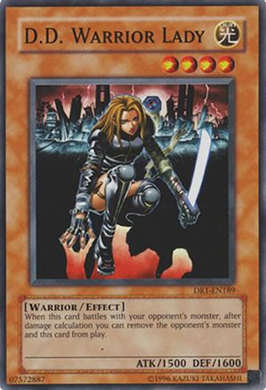 D.D. Warrior Lady (DR1-EN189) - Dark Revelation Volume 1 Unlimited-1