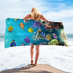 Square beach towel-7