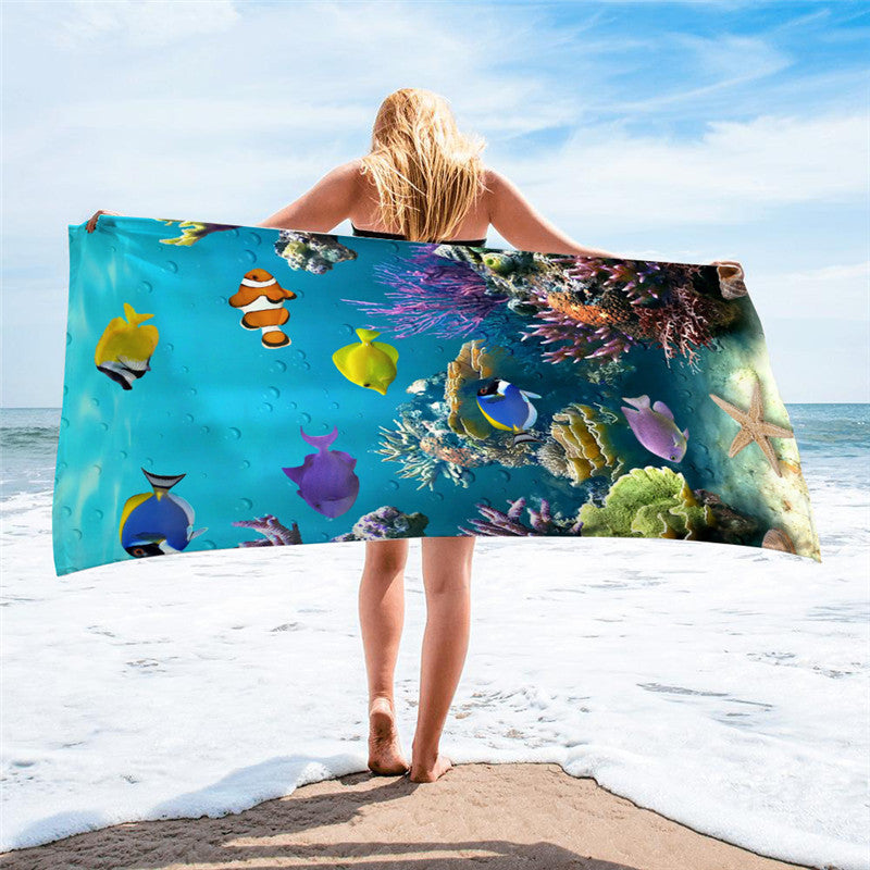 Square beach towel-7