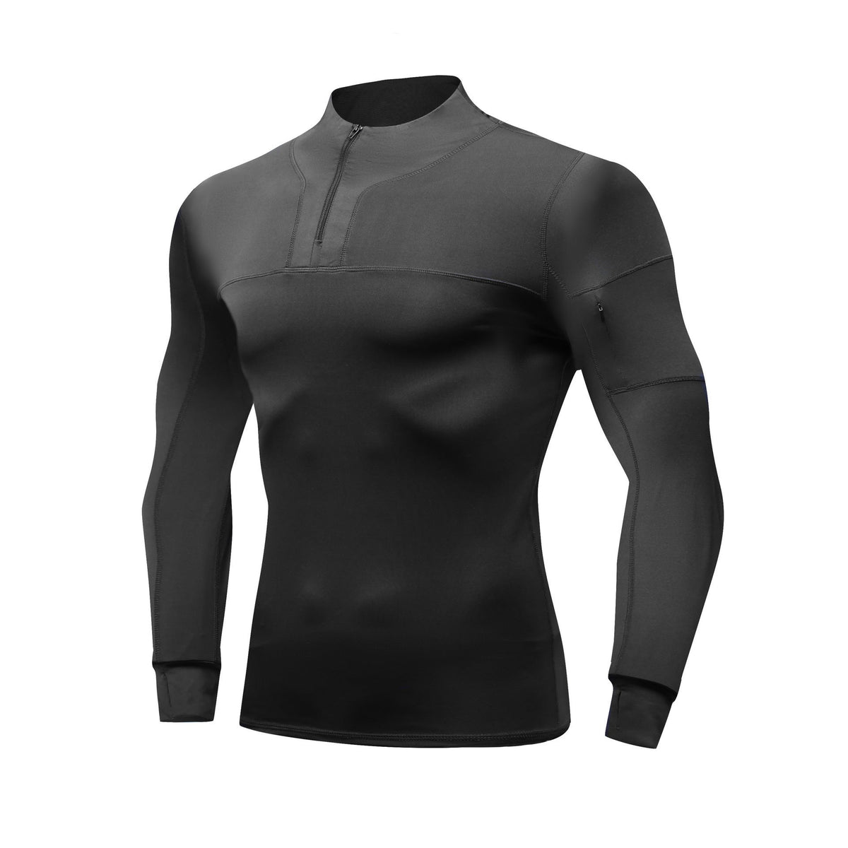 Long-Sleeve Quick-Dry Sports Coat – Outdoor Tactical Workout Activewear-8