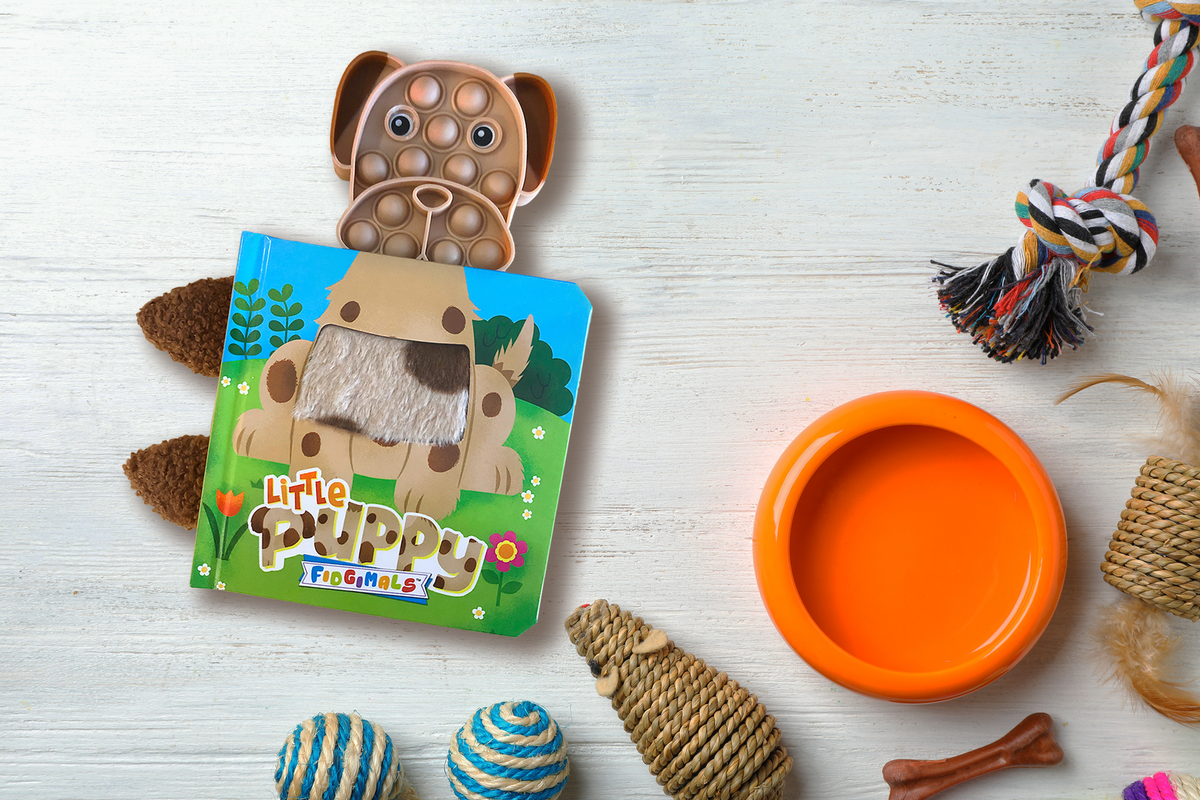 Little Hippo Books - Little Puppy - Your Sensory Fidget Friend - Ages 1+-7