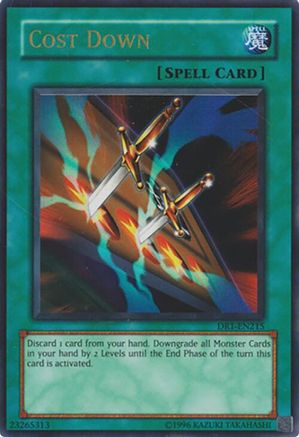 Cost Down (DR1-EN215) - Dark Revelation Volume 1 Unlimited-1