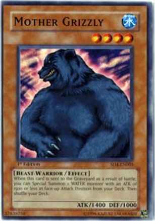 Mother Grizzly (SD4-EN005) - Structure Deck: Fury from the Deep 1st Edition-1