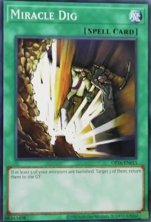 Miracle Dig (OP16-EN015) - OTS Tournament Pack 16 Unlimited
