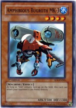 Amphibious Bugroth MK-3 (SD4-EN009) - Structure Deck: Fury from the Deep 1st Edition-1