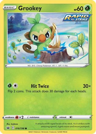 Grookey 16/198 - SWSH06 Chilling Reign-1