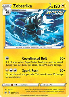 Zebstrika 51/198 - SWSH06 Chilling Reign-1