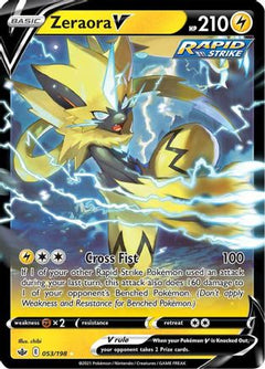 Zeraora V 53/198 - SWSH06 Chilling Reign Holofoil-1