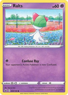 Ralts 59/198 - SWSH06 Chilling Reign Reverse Holofoil-1
