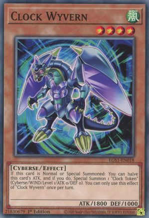 Clock Wyvern (EGS1-EN018) - Egyptian God Deck: Slifer the Sky Dragon 1st Edition