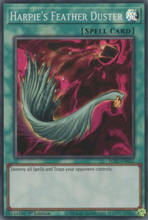 Harpie's Feather Duster (EGS1-EN022) - Egyptian God Deck: Slifer the Sky Dragon 1st Edition
