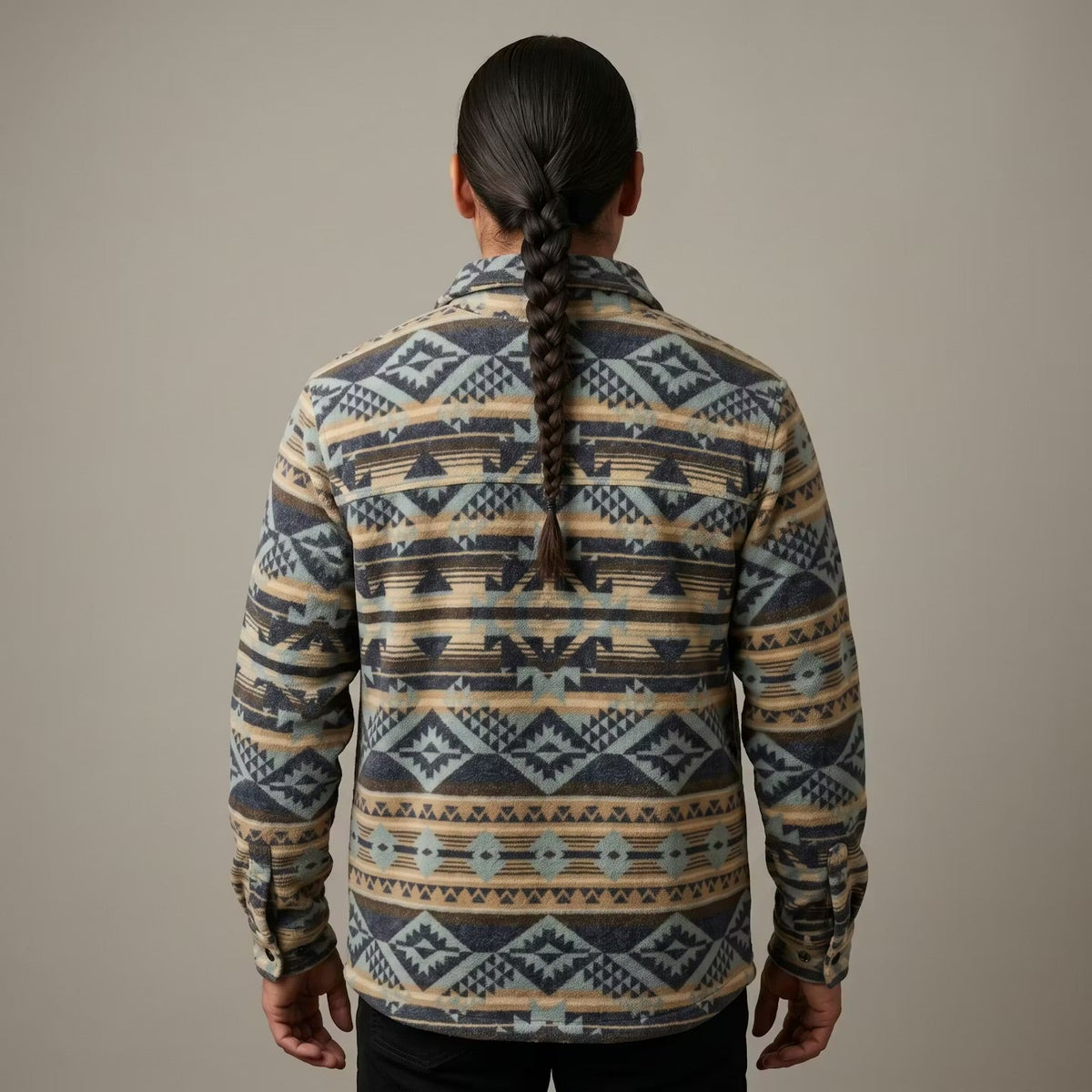 Blue and Cream Grand Canyon Jacket (Unisex)-3