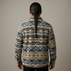 Blue and Cream Grand Canyon Jacket (Unisex)-3
