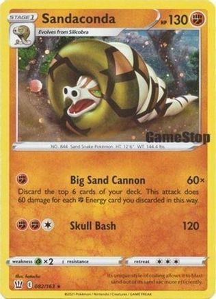 Sandaconda - 082/163 (Gamestop Exclusive) 82 - Miscellaneous Cards & Products Holofoil-1
