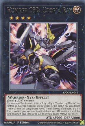 Number C39: Utopia Ray (KICO-EN045) - King's Court 1st Edition