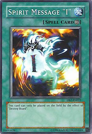 Spirit Message "I" (DB2-EN022) - Dark Beginning 2 Unlimited-1