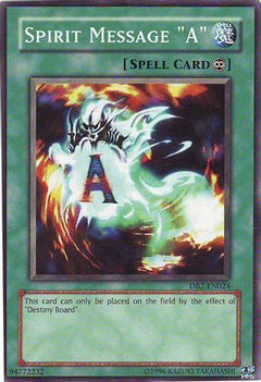 Spirit Message "A" (DB2-EN024) - Dark Beginning 2 Unlimited-1