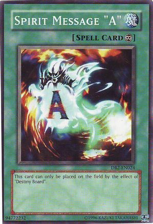 Spirit Message "A" (DB2-EN024) - Dark Beginning 2 Unlimited-1