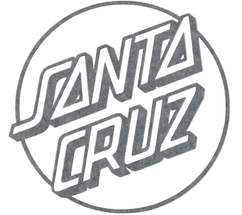 Santa Cruz 'Opus Dot' Sticker - White-1