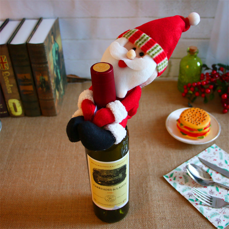 Christmas Decorations Christmas Wine Bottle Socks-30