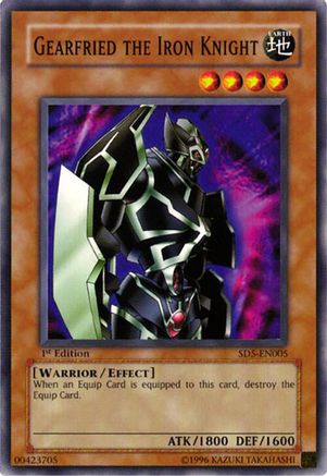 Gearfried the Iron Knight (SD5-EN005) - Structure Deck: Warrior's Triumph 1st Edition-1