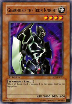 Gearfried the Iron Knight (SD5-EN005) - Structure Deck: Warrior's Triumph 1st Edition-1