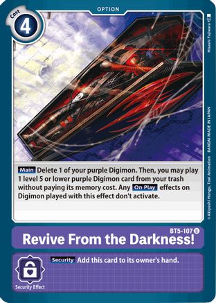 Revive From the Darkness! (BT5-107) - Battle of Omni-1