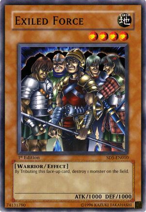 Exiled Force (SD5-EN010) - Structure Deck: Warrior's Triumph 1st Edition-1