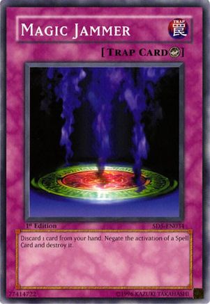 Magic Jammer (SD5-EN034) - Structure Deck: Warrior's Triumph 1st Edition-1