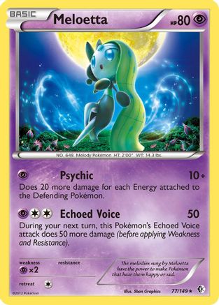 Meloetta - 77/149 (Boundaries Crossed) - Deck Exclusives-1